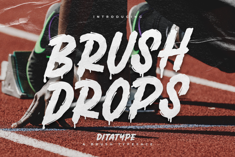 Brush Drops Font
