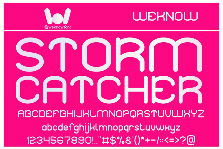 Storm Catcher Font