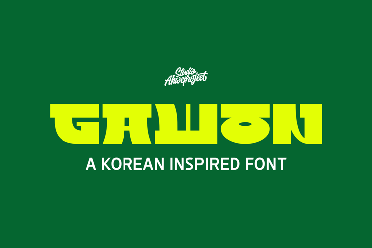 Preview of Gawon Font