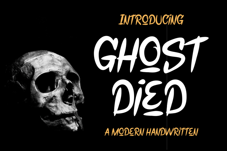 Ghost Died Font