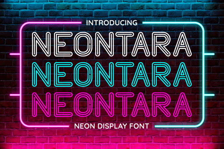 Preview of Neontara Font