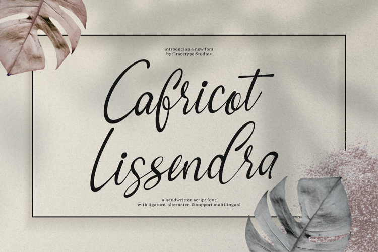 Preview of Cafricot Lissendra Font