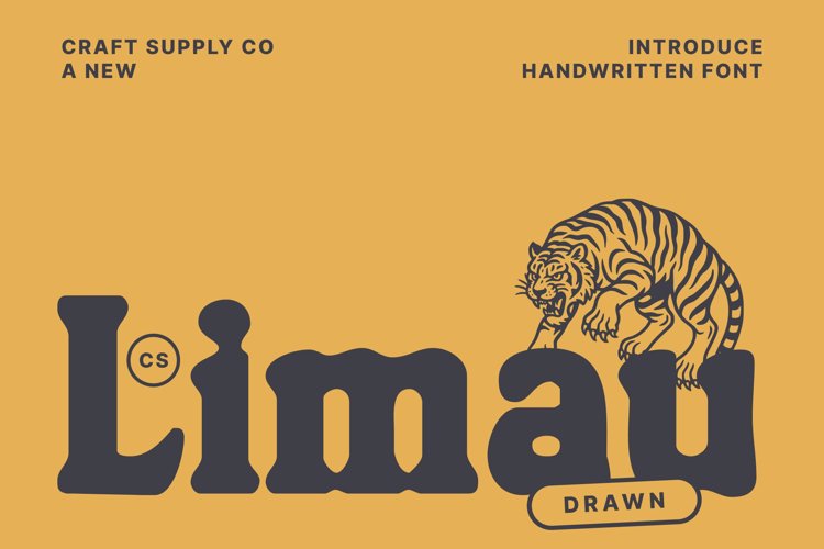 Preview of CS Limau Drawn Font