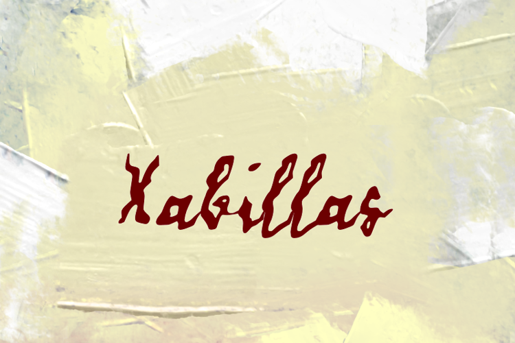 Preview of x  Xabillas Font