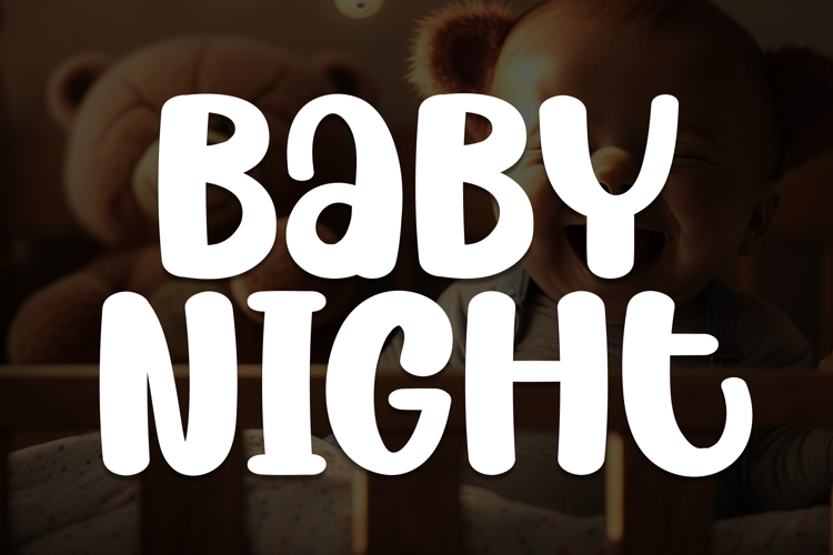 Preview of Baby Night Font