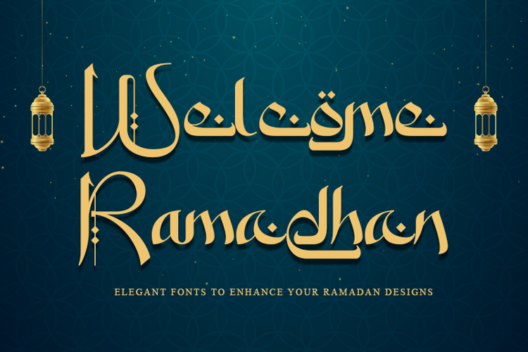 Welcome Ramadhan - Font