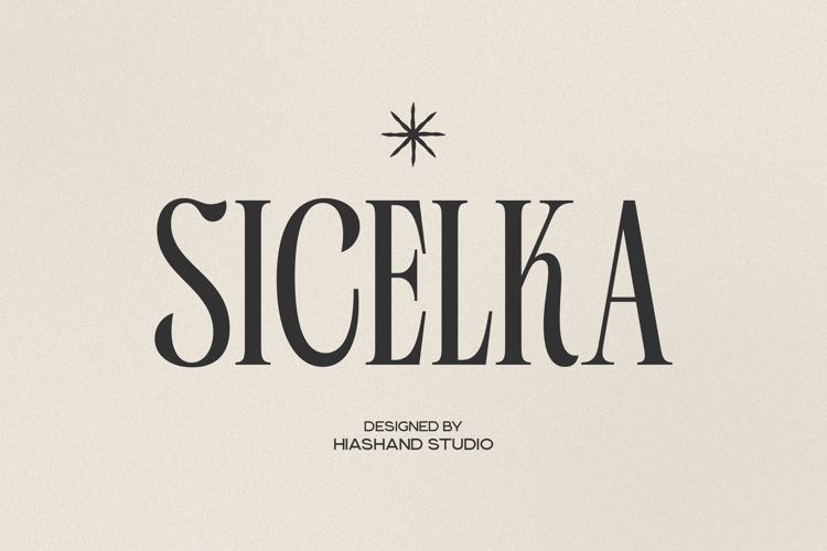 Preview of Sicelka Font