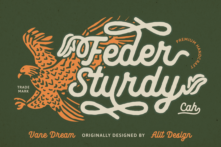 Preview of Vane Dream Font