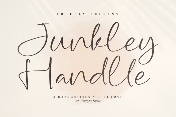 Junkley Handlle Font