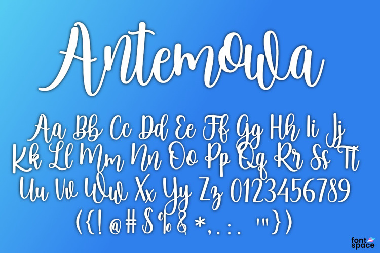 Antemowa Font