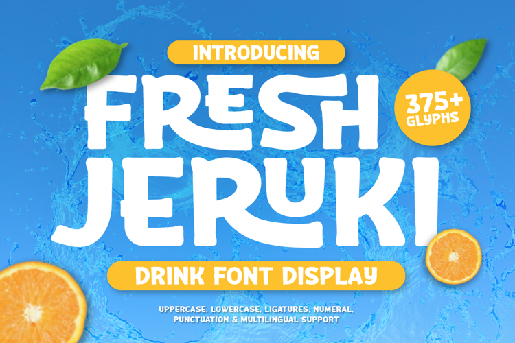 Preview of Fresh Jeruki Font