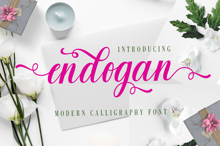 Endogan Script Font