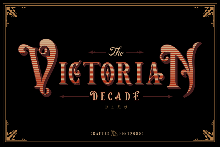 Victorian Decade Font