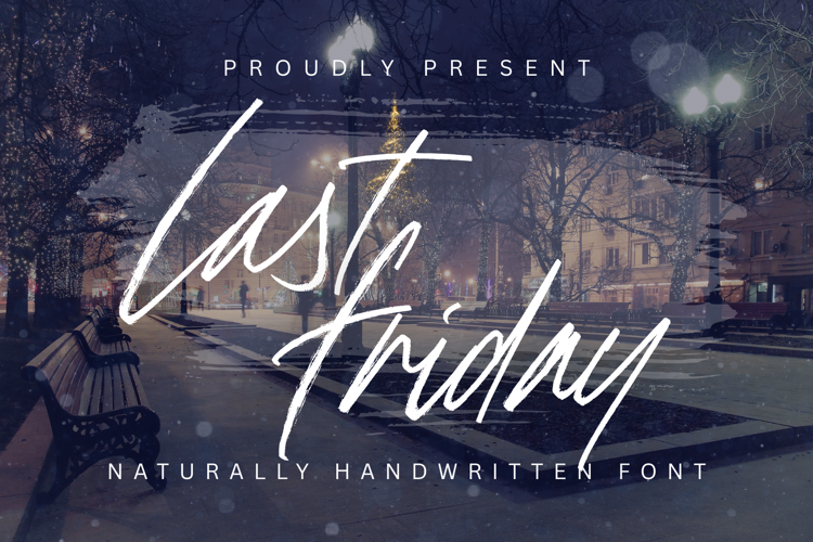 Preview of Last Friday Font