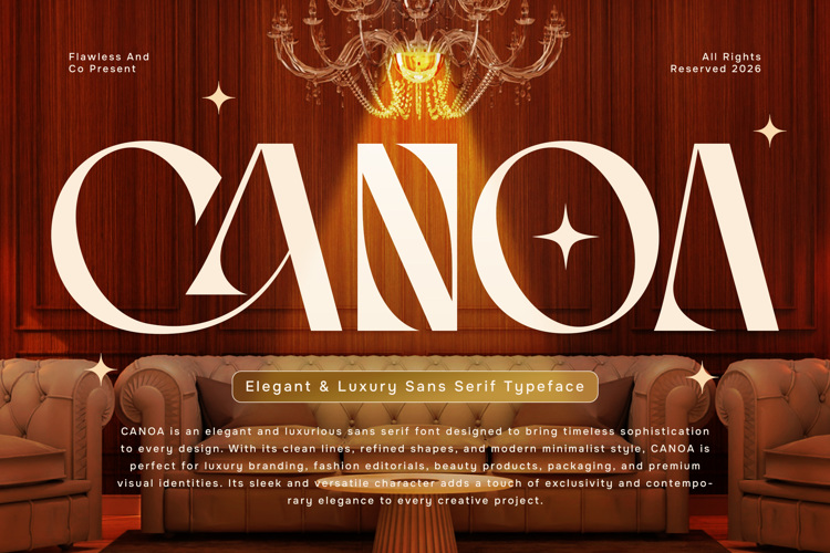 Preview of CANOA Font