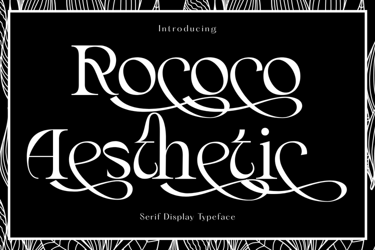 Rococo Aesthetic Font