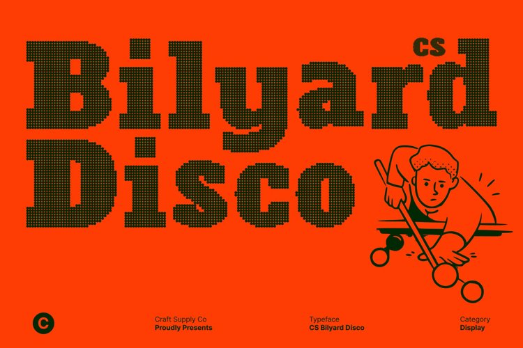 Preview of CS Bilyard Disco Font