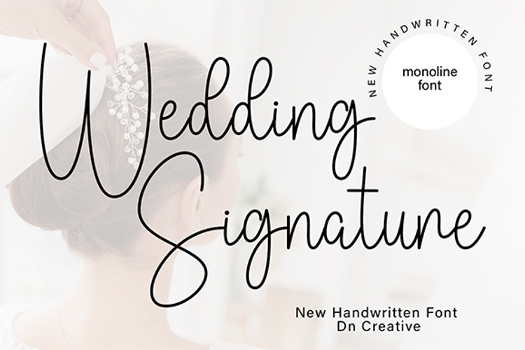 Wedding Signature Font