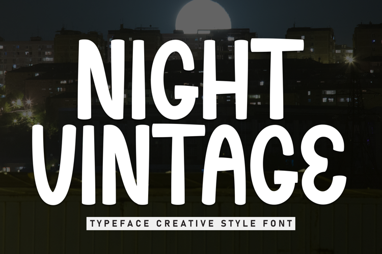 Preview of Night Vintage Font