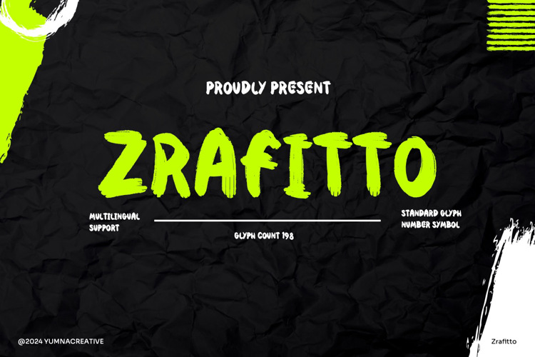 Zrafitto Font