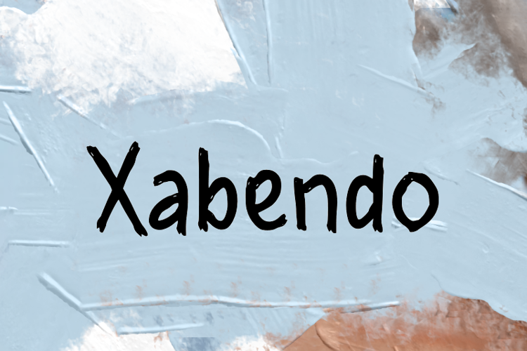 Preview of x  Xabendo Font