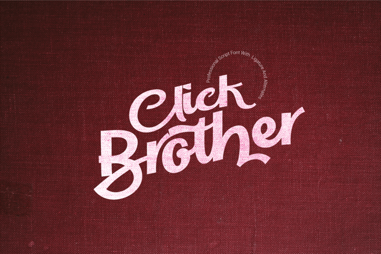 Click Brother Font