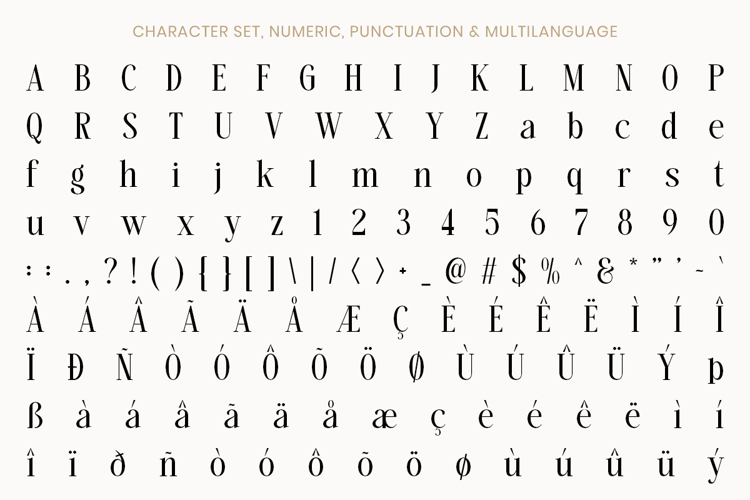 Preview of Savera Editorial DEMO Font