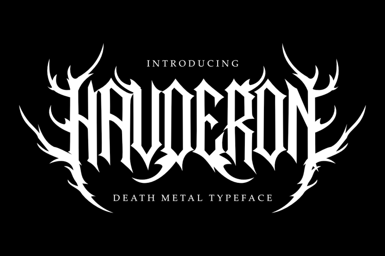 Preview of Haveron Font