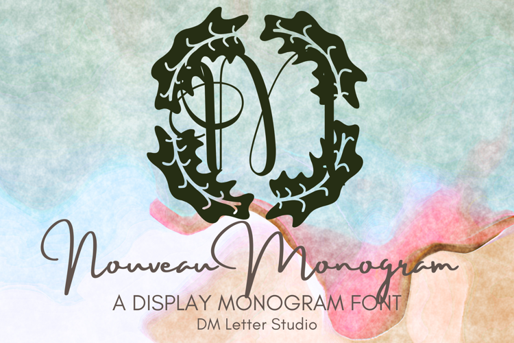 Preview of Nouveau Monogram Font