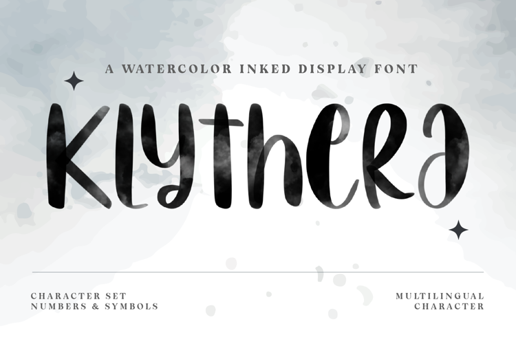 Preview of CF Klythera Font