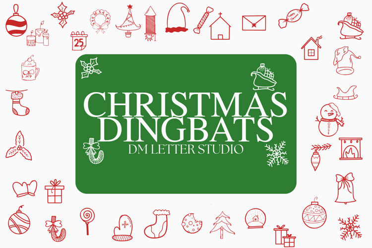 Christmas Dingbat Font