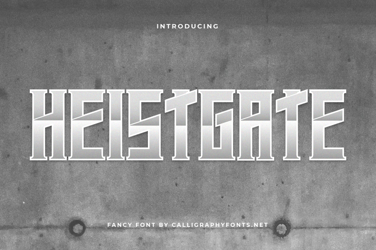 Heistgate Font