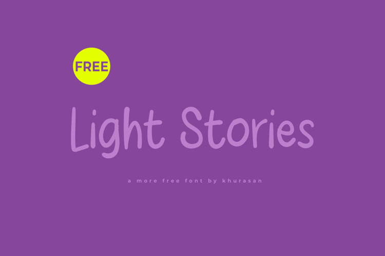 Light Stories Font