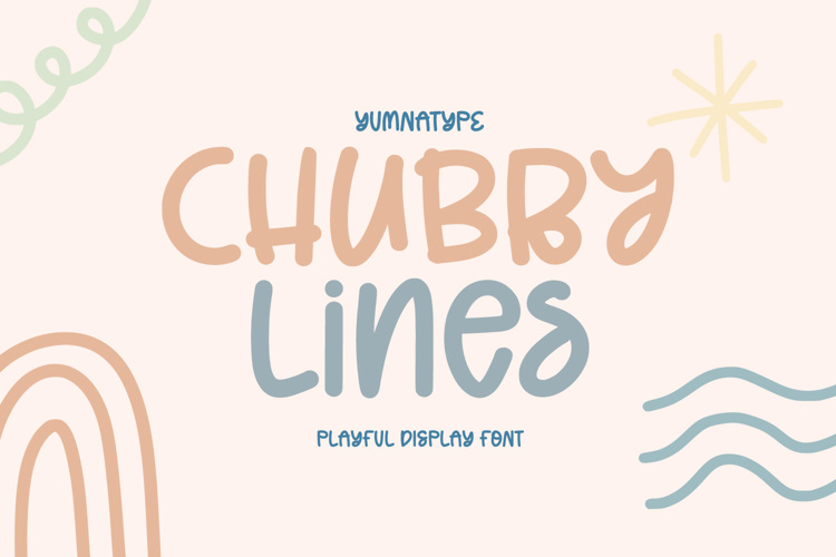 Chubby Lines Font