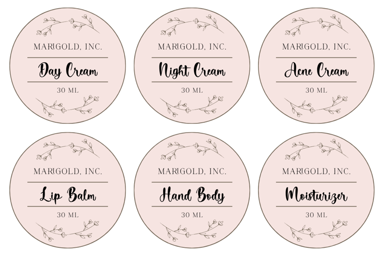 Preview of Cotton Milk Font