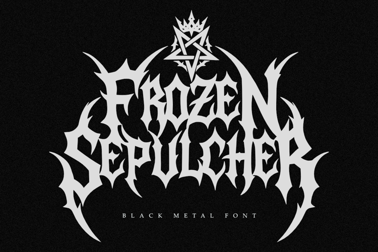 Preview of Frozen Sepulcher Font