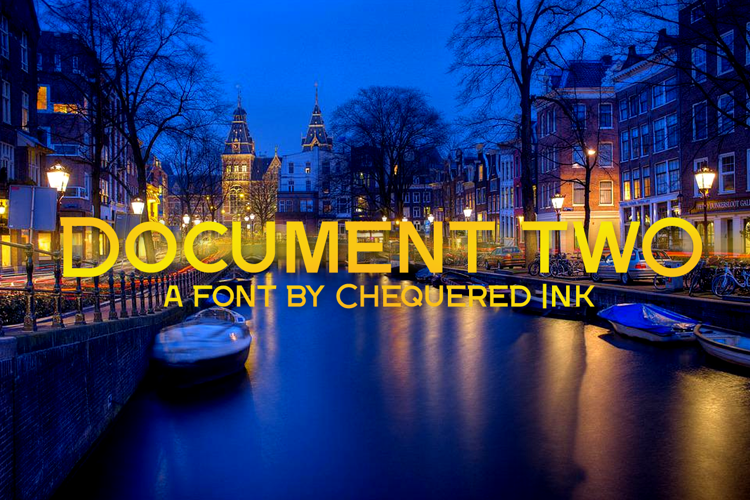 Document Two Font