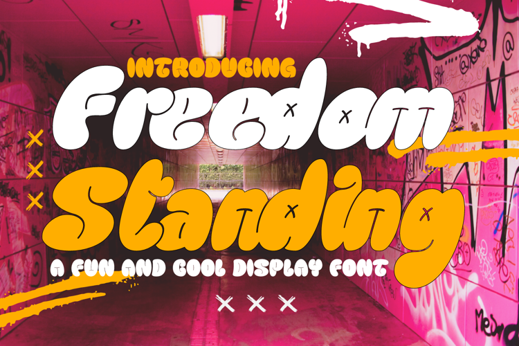 Freedom Standing Font