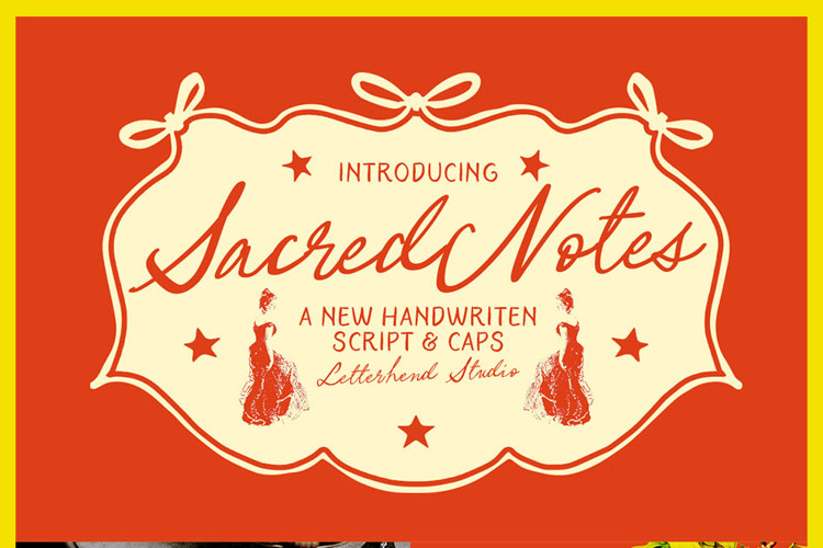 Preview of Sacred Notes Sans Font