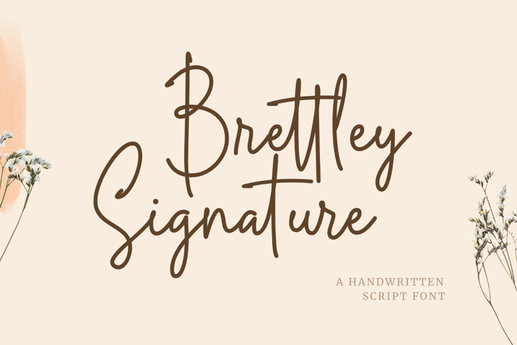 Brettley Signature Font