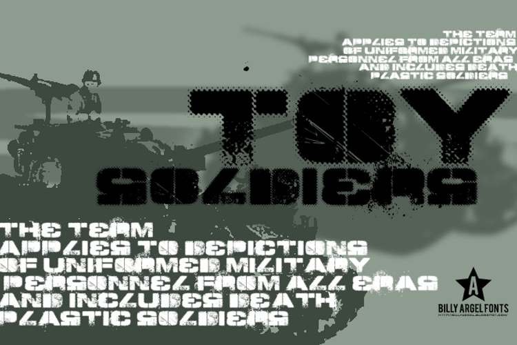 TOY SOLDIERS Font