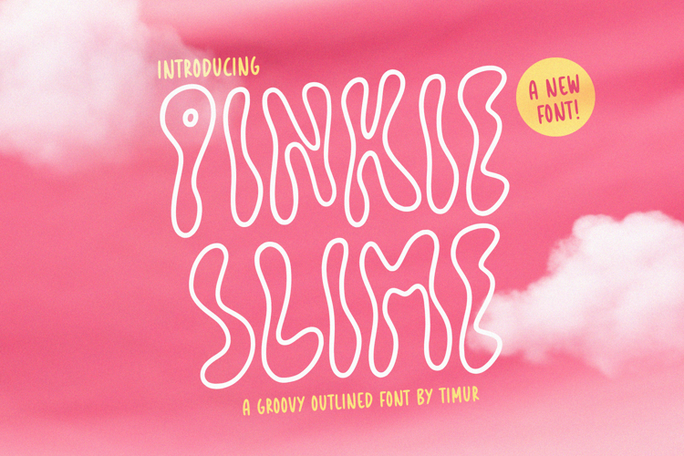 Pinkie Slime Font