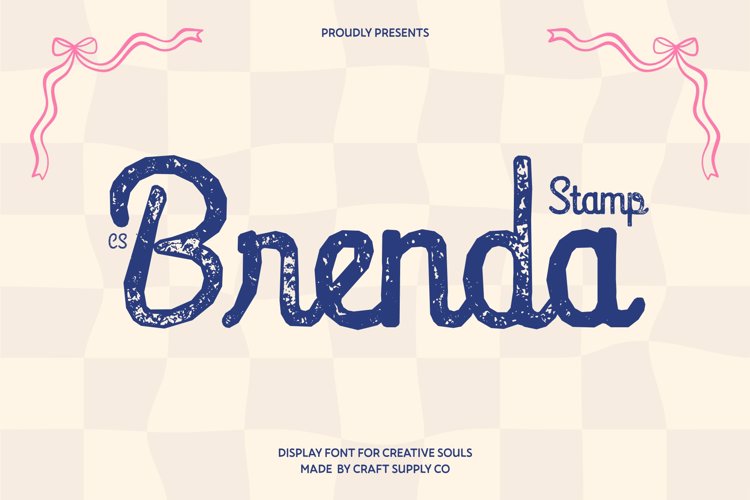 Preview of CS Brenda Stamp Font