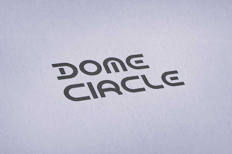 Dome Circle Font
