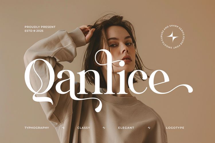 Preview of Qanlice Font