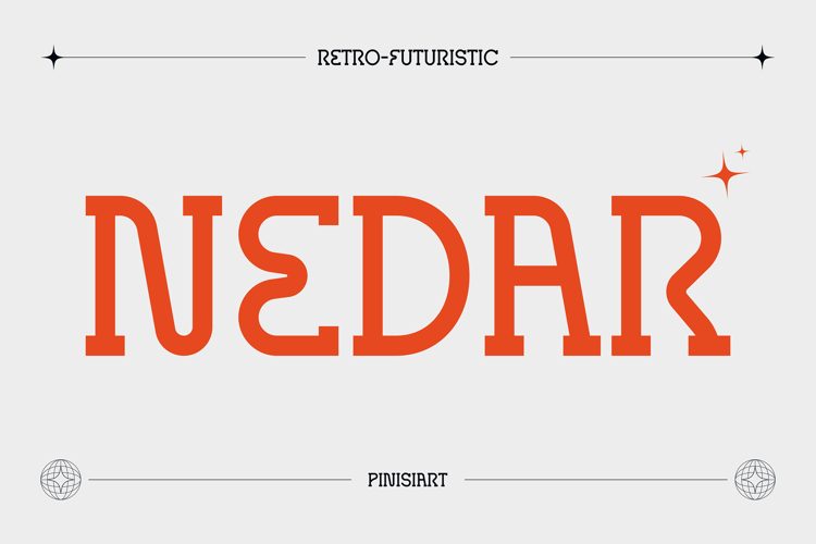 Preview of NEDAR Font