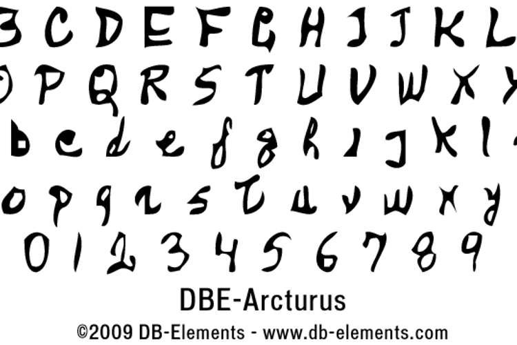 DBE-Arcturus Font