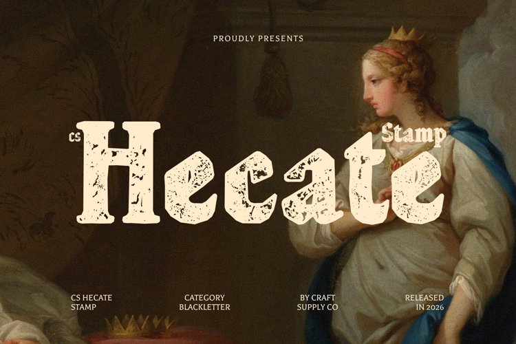 Preview of CS Hecate Stamp Font