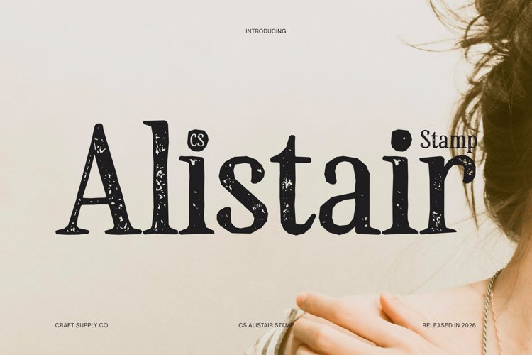 Preview of CS Alistair Stamp Font