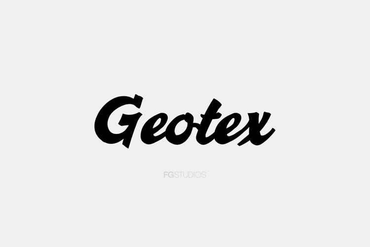 Geotex Font